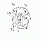 400/540 SXC ENGINE Zylinder cylinder 400 / 540 98