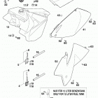 125 / 200 SX, MXC, EXC, EGS CHASSIS Tank, sitzbank, verkleidung tank,seat,cover 125-38...