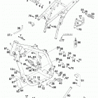 400/620 R/XC e CHASSIS Rahmen, ausleger frame, sub frame 400 / 620 98