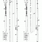 400/620 R/XC e CHASSIS Gabelbeine white power fork legs white power 400 /...