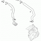 400/540 SXC ENGINE Breather system 400 / 540 98