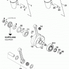 250/300 380 ENGINE Kurbelwelle, kolben crankshaft, piston 250 / 300 /...