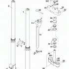 400/540 SXC CHASSIS Telegabel white power front fork wp 400 / 540 98