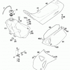 400/540 SXC CHASSIS Tank,sitzbank,verkleidung tank,seat,cover 400 / 54...