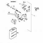 125 LC2 CHASSIS Handbremszylinder hand brake cylinder 125 98