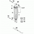 400/620 R/XC e CHASSIS Federbein white power shock absorber wp 400 / 620 ...