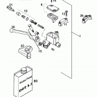 620 LC4 COMPETITION CHASSIS Handbremszylinder hand brake control 400 / 620 / 6...