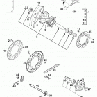 620 LC4 COMPETITION CHASSIS Hinterrad rear wheel 400 / 620 / 640 98