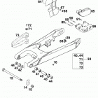 400/540 SXC CHASSIS Schwingarm,kettenschutz swingarm, chain guard 400 ...