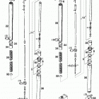 640 ADVENTURE-R CHASSIS Gabelbeine white power fork legs white power 640 9...