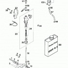 400/540 SXC CHASSIS Rear brake control 400 / 540 98