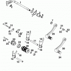 400/540 SXC ENGINE Schaltung shifting mechanism 400 / 540 98
