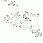 640 LC4-E/mil ENGINE Elektrostarter electric starter 640 98