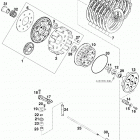 400 / 620 LC4 ENGINE Kupplung clutch 400 / 620 98