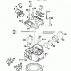 400 / 620 LC4 ENGINE Zylinderkopf cylinder head 400 / 620 98