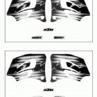 60/65 SX CHASSIS Dekor decal 60 / 65 98
