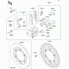 KX85 (KX85-ABF) Передний тормоз
