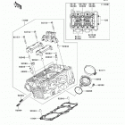 Versys (KLE650-CAF) Головка цилиндра