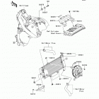 Ninja 650R (EX650-C9F) Радиатор