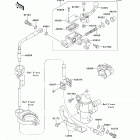 KX85 (KX85-ABF) Главный тормозной цилиндр,передний