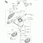 Ninja 650R (EX650-C9F) Воздухозаборник