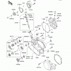 KX85 (KX85-ABF) Крышки двигателя