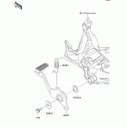 Versys (KLE650-CAF) Педаль тормоза