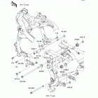 Versys (KLE650-CAF) Крепление двигателя