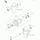 KX85 (KX85-ABF) Переднее колесо