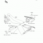 KX450F (KX450-EAF) Сидение