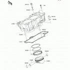 Versys (KLE650-CAF) Цилиндр и поршни