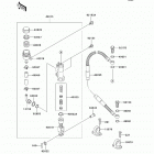KX85 (KX85-ABF) Задний торм цилиндр