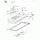 Ninja 650R (EX650-C9F) Крышка головки цилиндров