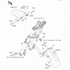 Ninja 650R (EX650-C9F) Переднее крыло(ья)