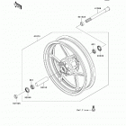 Versys (KLE650-CAF) Переднее колесо