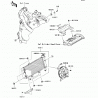 Versys (KLE650-CAF) Радиатор