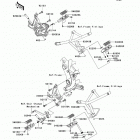 Versys (KLE650-CAF) Подножки
