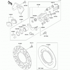 KX85 (KX85-ABF) Задний тормоз