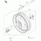 Vulcan 1700 Classic (VN1700-E9FA) Переднее колесо