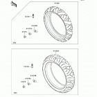 Ninja 650R (EX650-C9F) Покрышки
