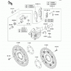 Versys (KLE650-CAF) Передний тормоз