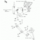 Z1000 (ZR1000-DAF) Педаль тормоза
