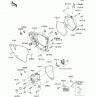 KX250F (KX250-XAFB) Крышки двигателя