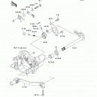 KX450F (KX450-EAF) Механизм переключения передач