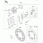 KX450F (KX450-EAF) Передний тормоз