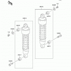 Vulcan 500 LTD (EN500-C8F) Подвеска  /  амортизатор