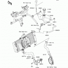 Versys (Canada Only) (KLE650-A8F) Патрубки охлаждения