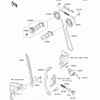 KLX250SF (KLX250-W9F) Распред вал
