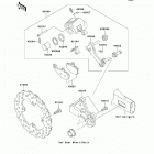 ER-6n (ER650-C9F) Задний тормоз