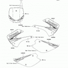 KX100  (KX100-D9F) Decals(green)(d9f)